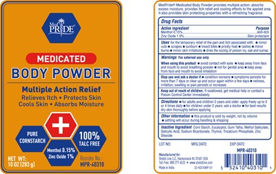 Principal Display And Drug Fact Panel (Medicated Powder)
